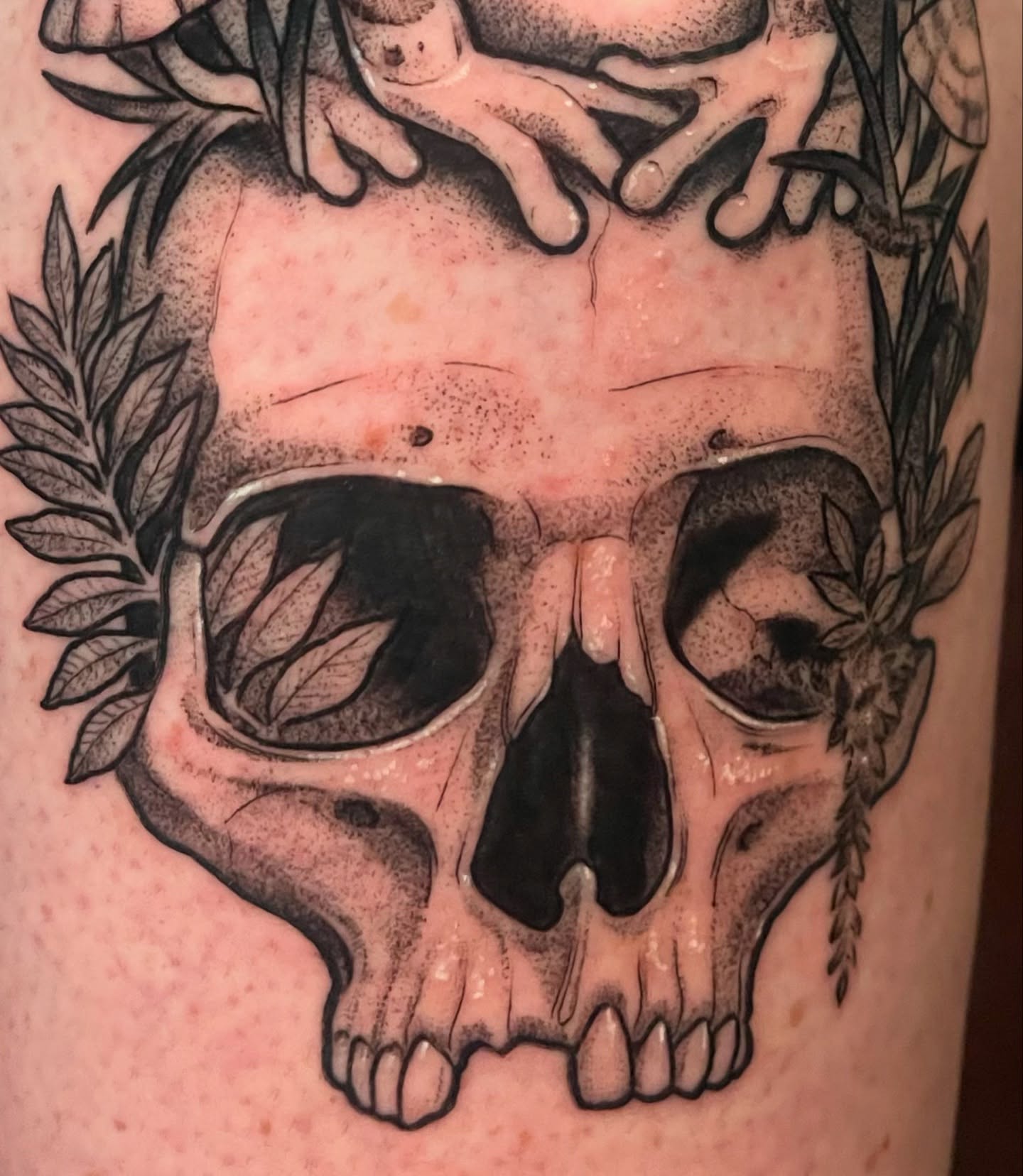 Tattoo by @judes_draws — black_and_grey