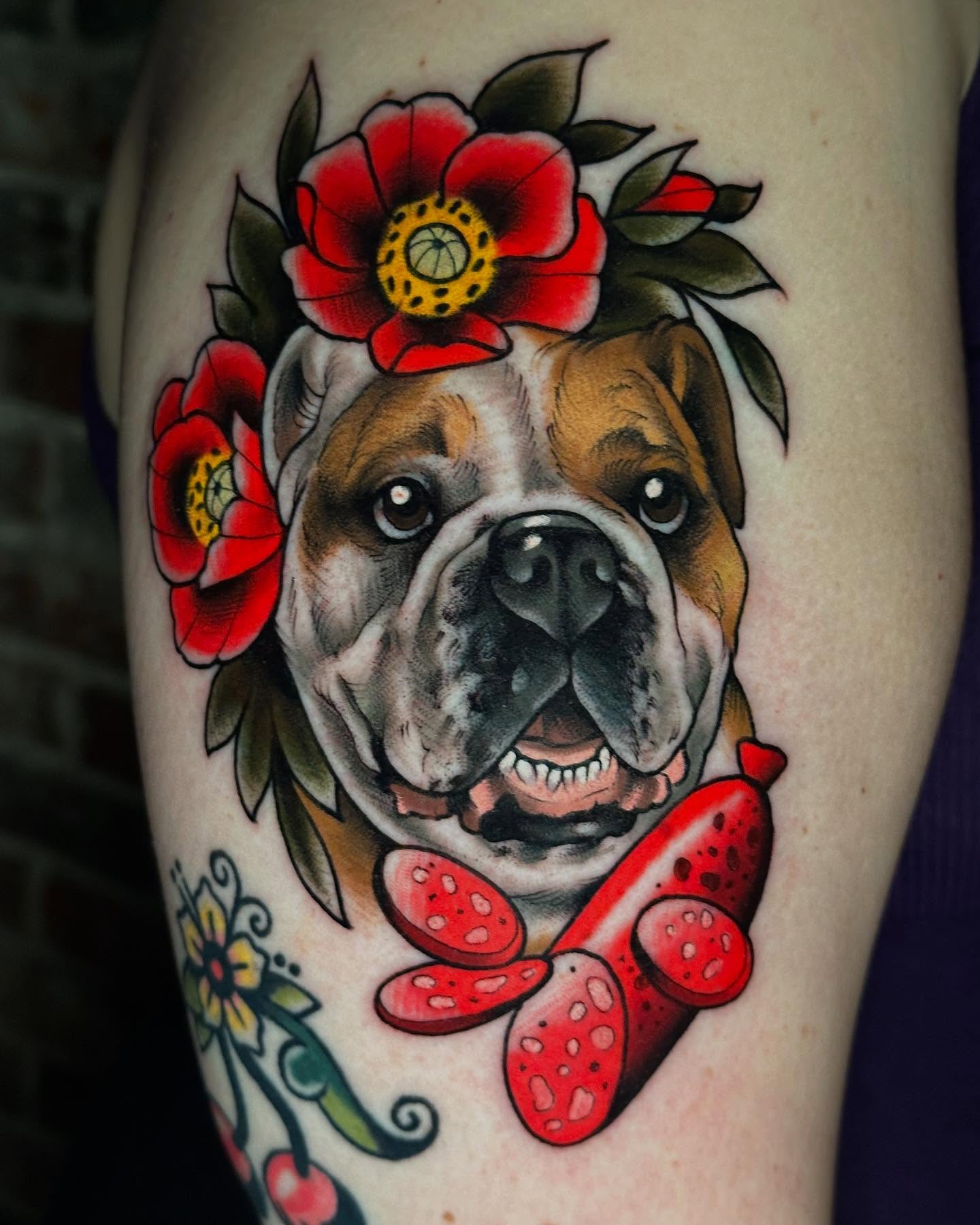 Tattoo by @alyssadaytattoos — american_traditional, realism