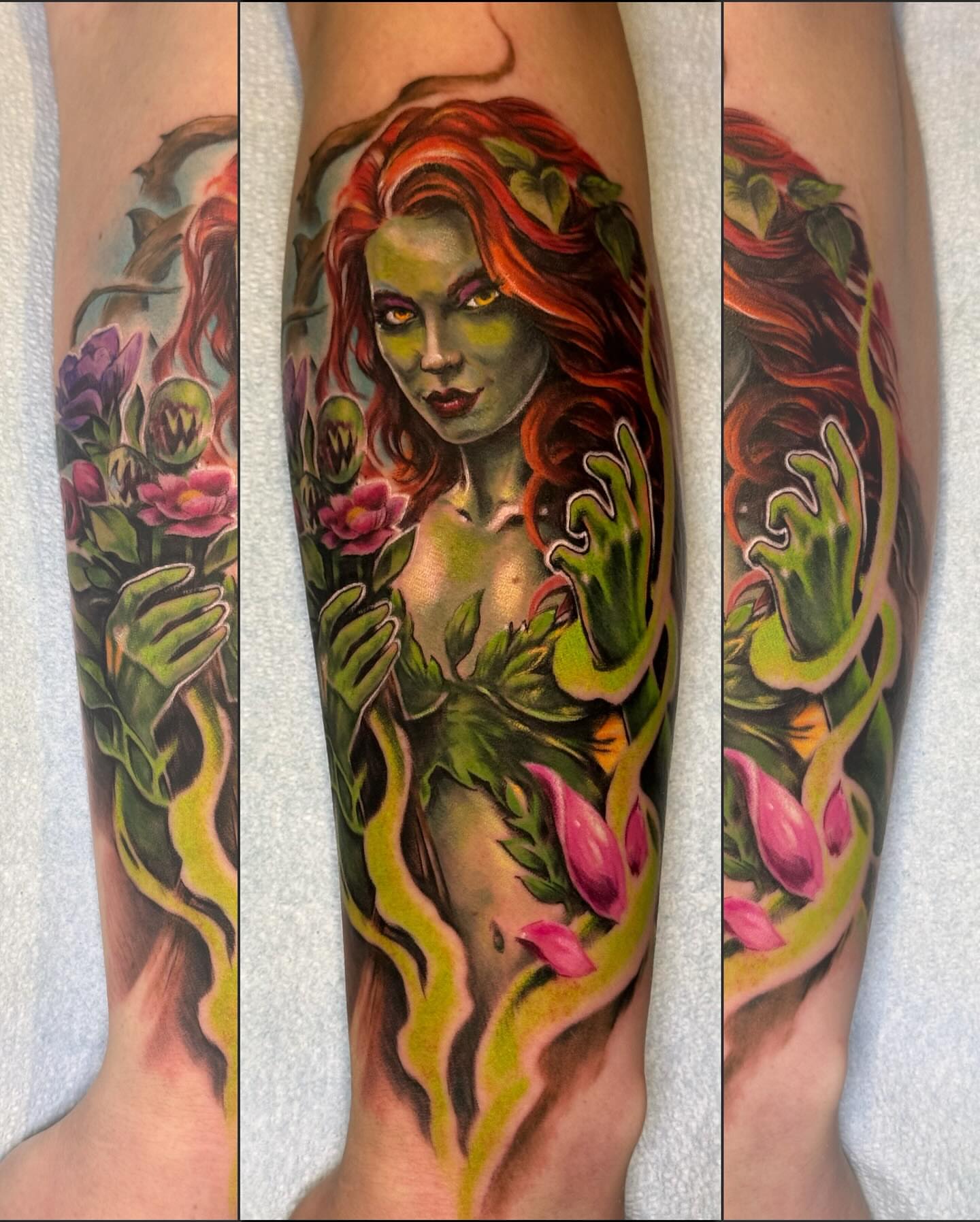 Tattoo by @djauld — realism, dotwork