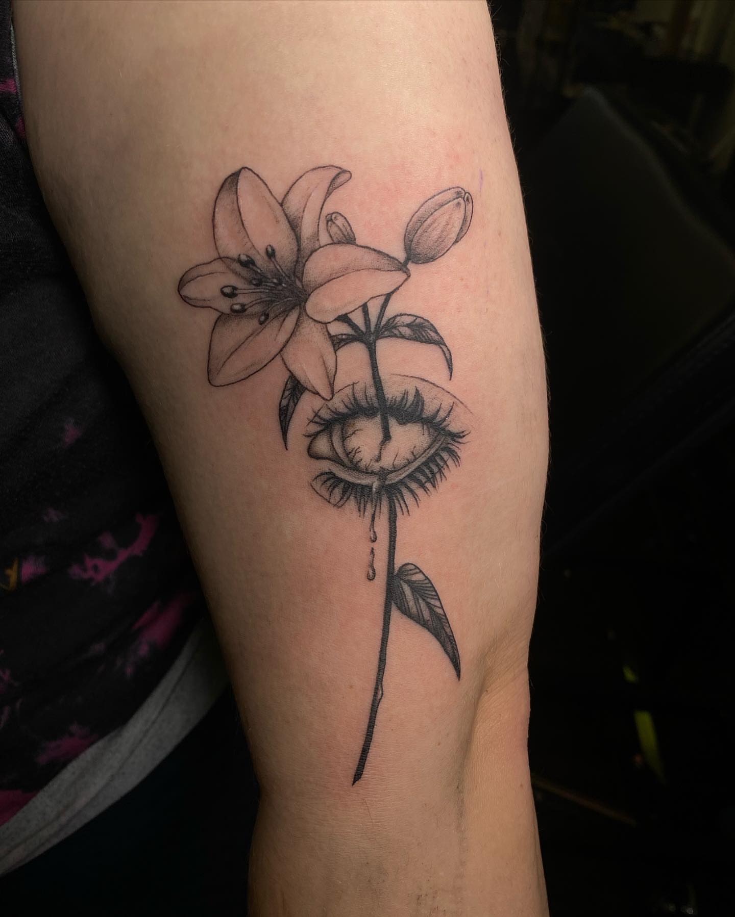 Tattoo by @kp_inktattoos_ — black_and_grey, realism