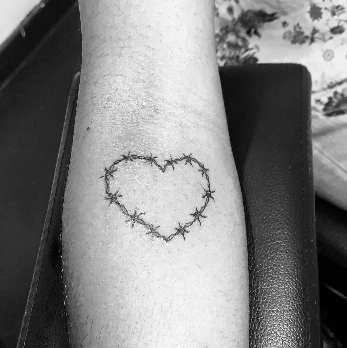 Tattoo by @lynk.art — black_and_grey