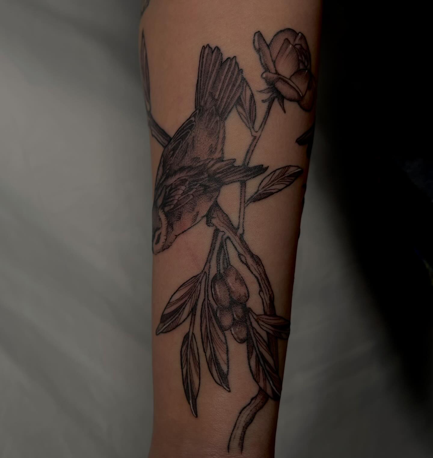Tattoo by @softnddirty — black_and_grey, realism