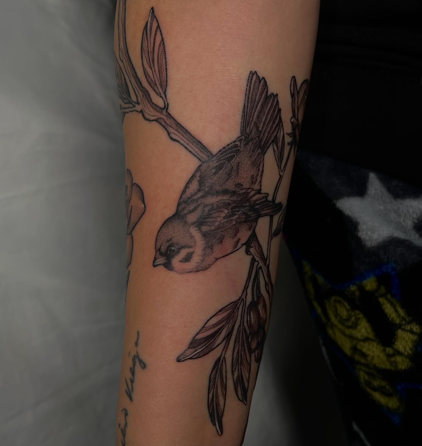 Tattoo by @softnddirty — black_and_grey, realism