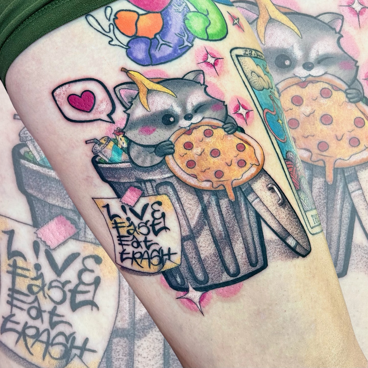 Tattoo by @phantom.tats — new_school, dotwork