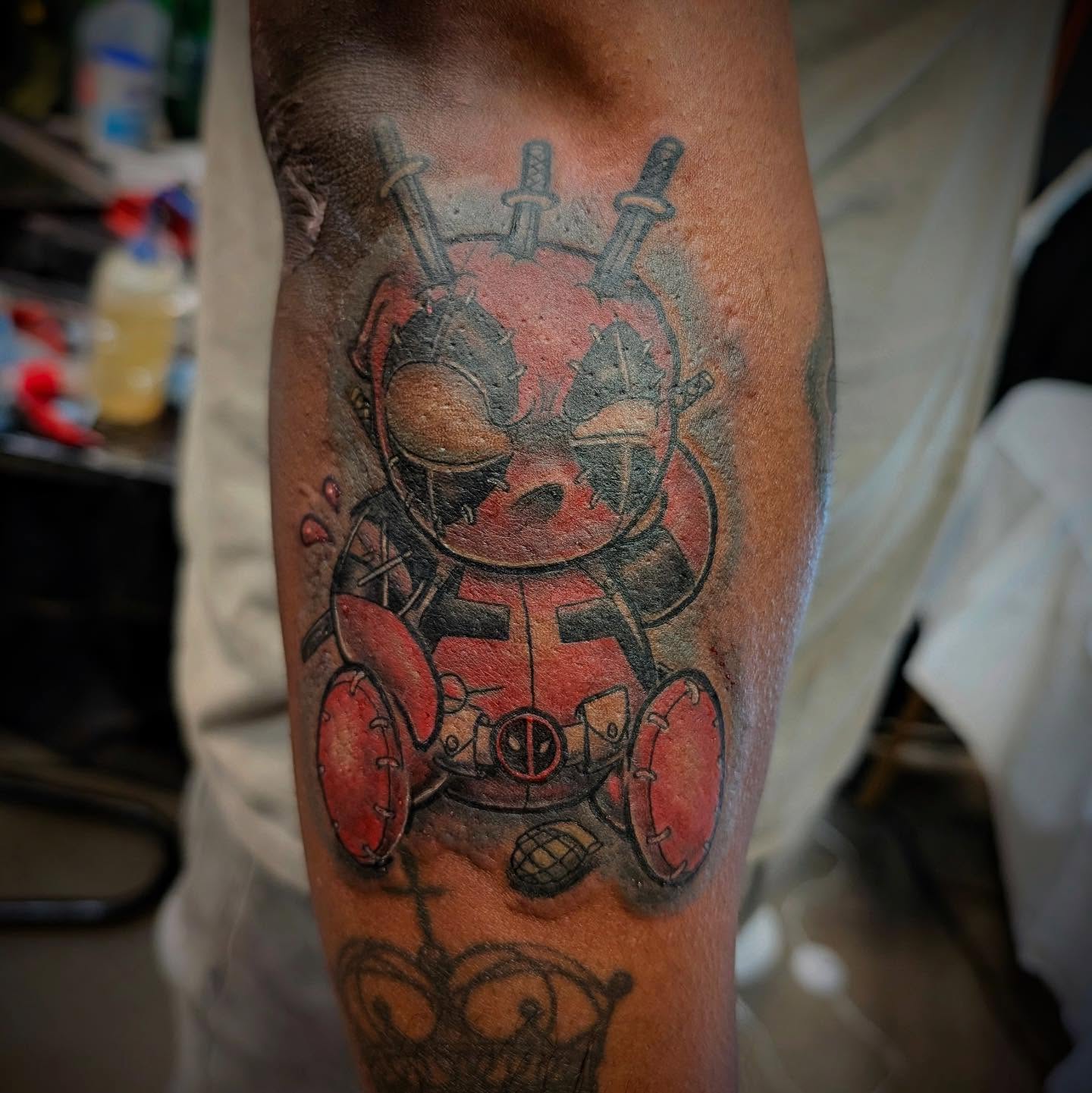Tattoo by @mousetattoo — black_and_grey