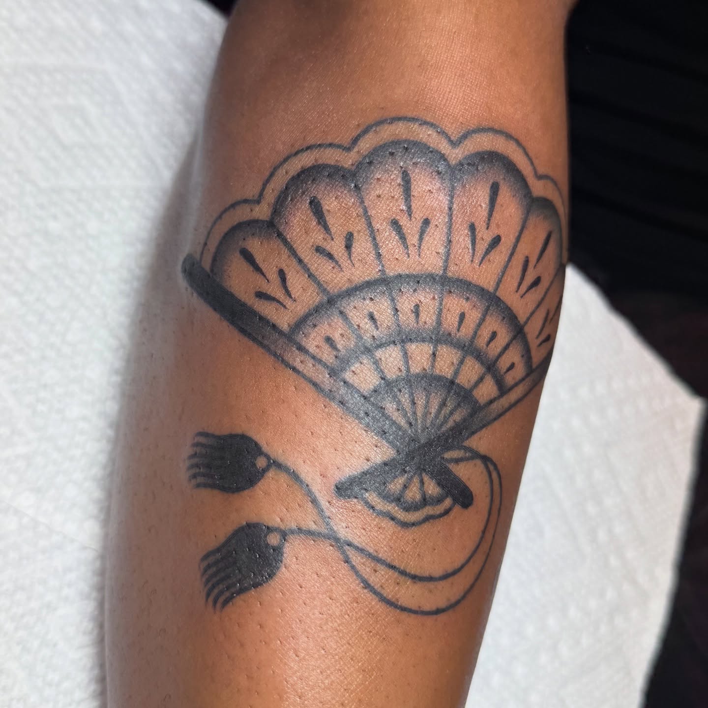 Tattoo by @kkstattoos — black_and_grey