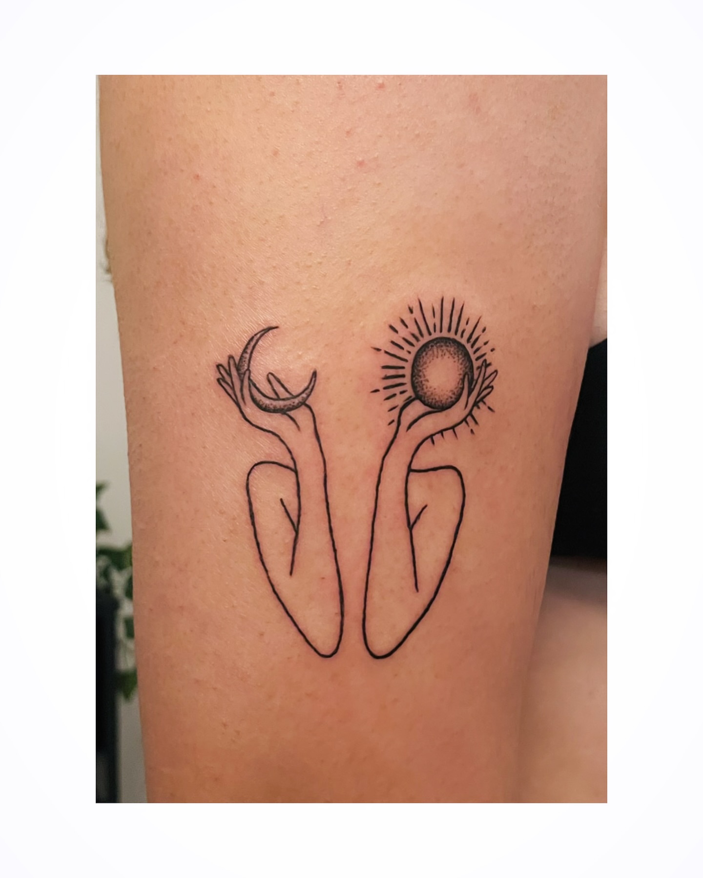 Tattoo by @engraveinks — minimalist, geometric