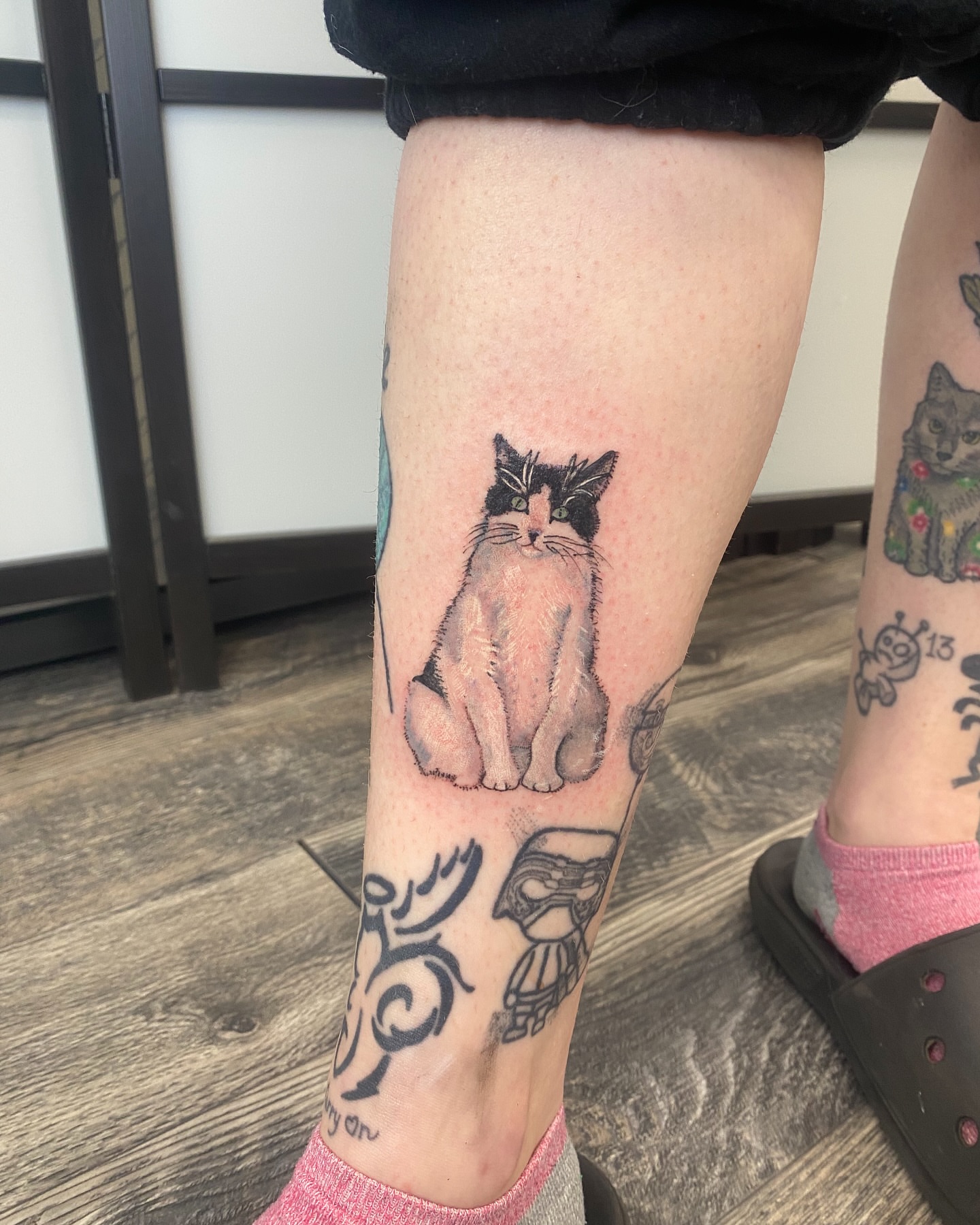 Tattoo by @vthebodyartist — black_and_grey, realism