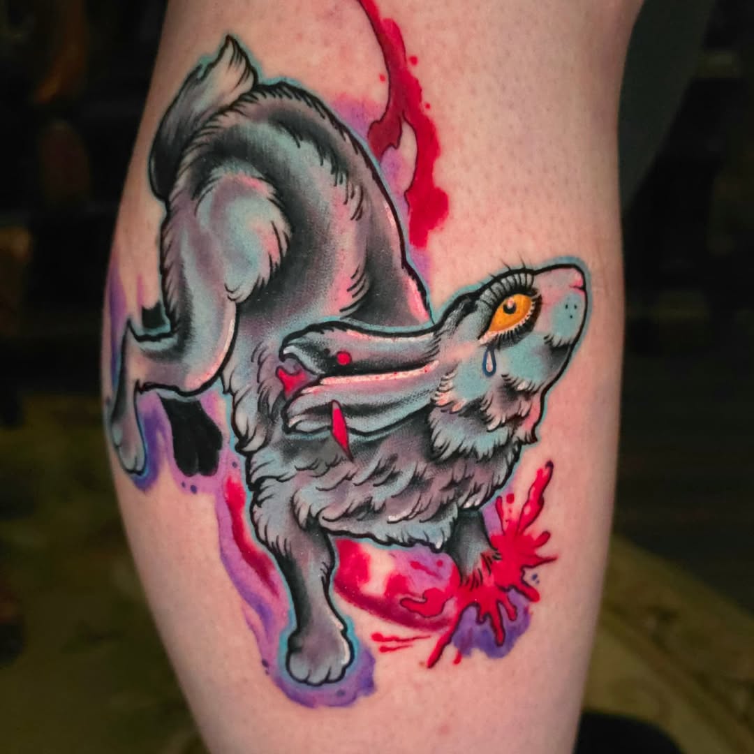 Tattoo by @daydreamersleepseeker — neo_traditional, trash_polka