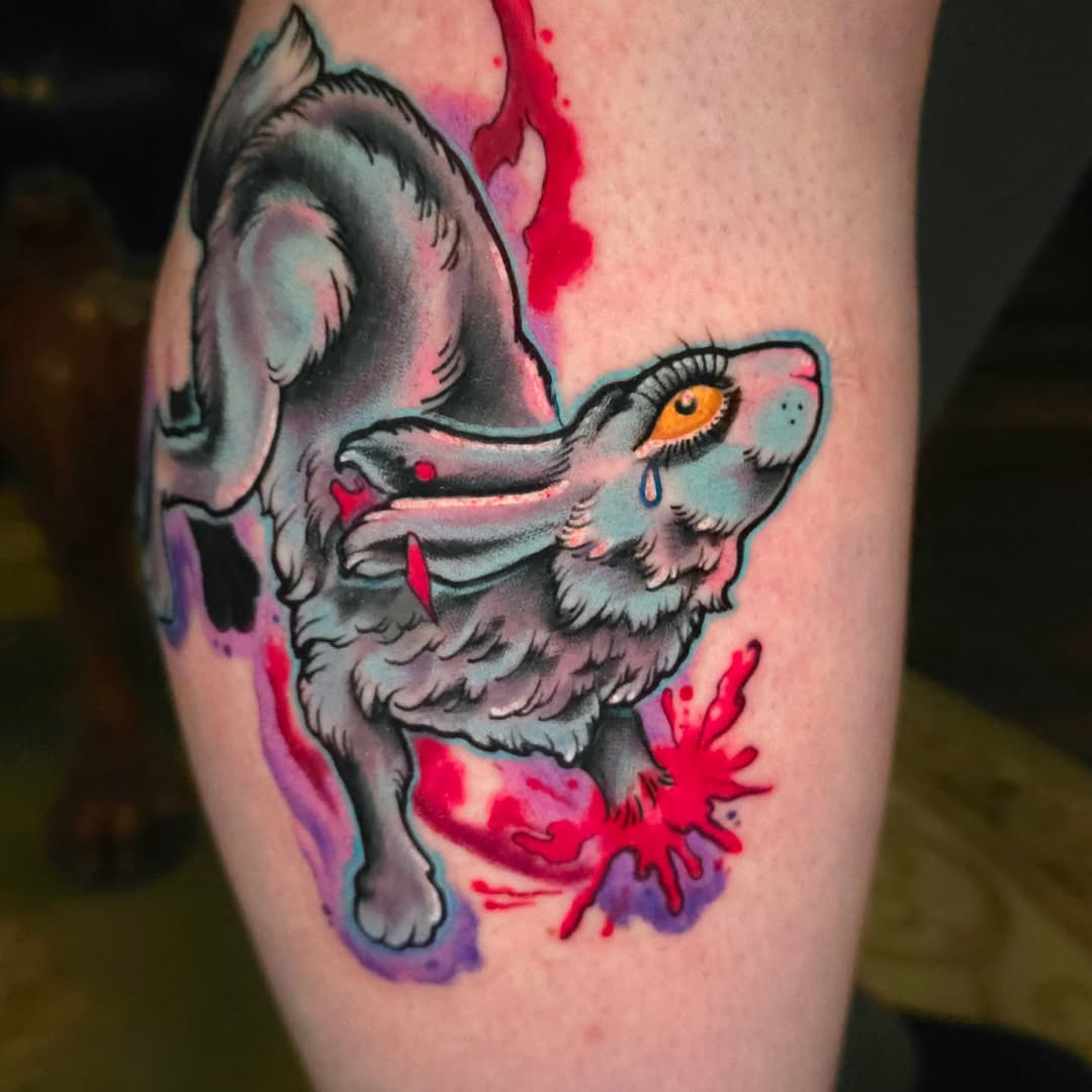 Tattoo by @daydreamersleepseeker — neo_traditional, trash_polka