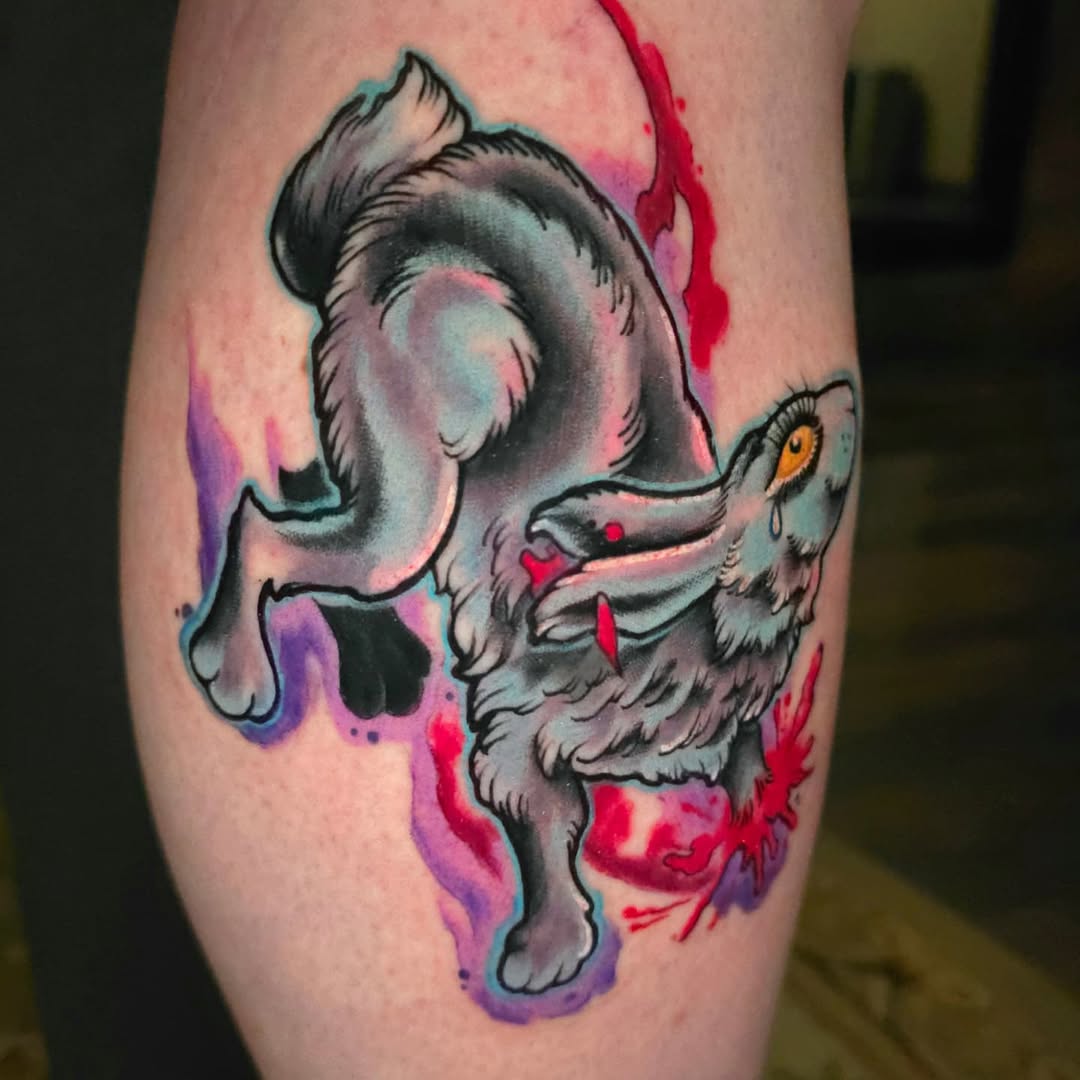 Tattoo by @daydreamersleepseeker — neo_traditional, trash_polka
