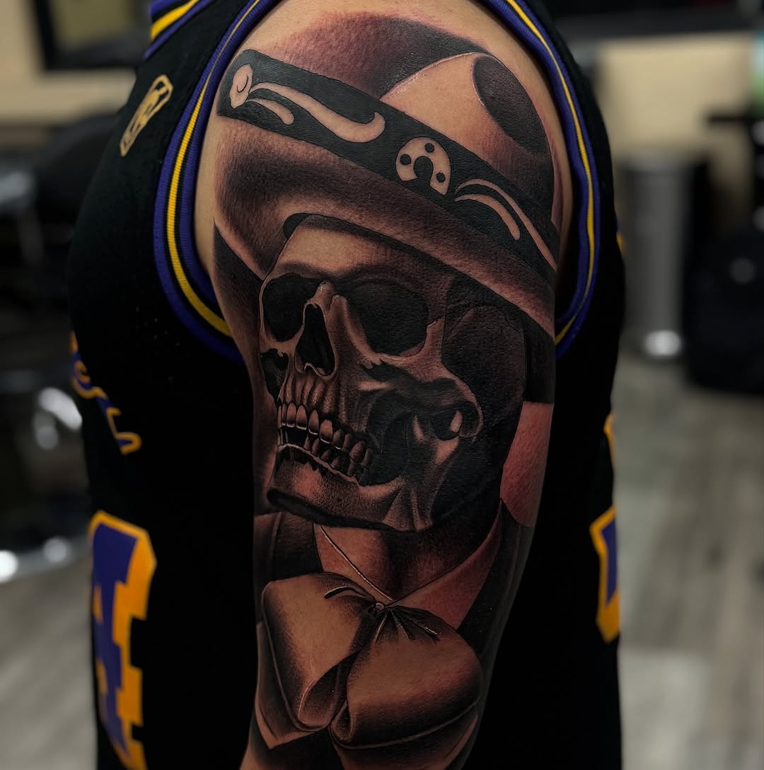 Tattoo by @dome_tats — realism, black_and_grey