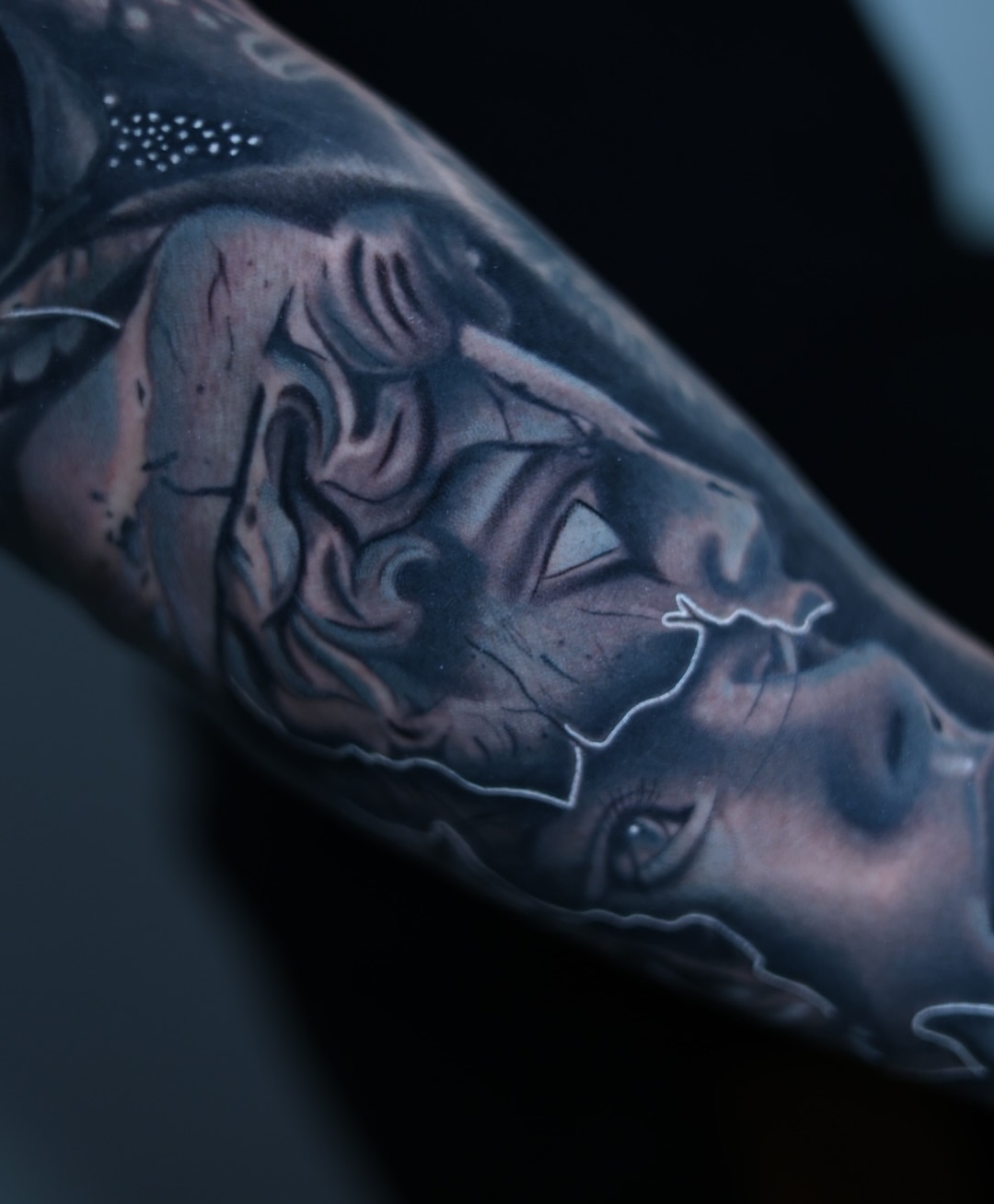 Tattoo by @tiagoink__ — realism, dark_realism