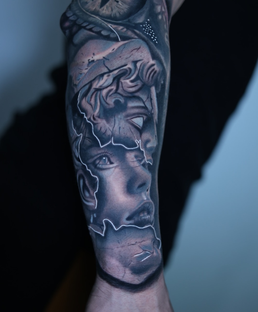 Tattoo by @tiagoink__ — realism, dark_realism