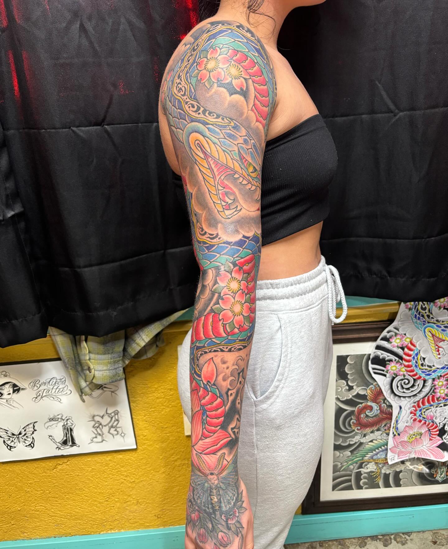 Tattoo by @gonzyiink_208 — american_traditional, japanese_irezumi