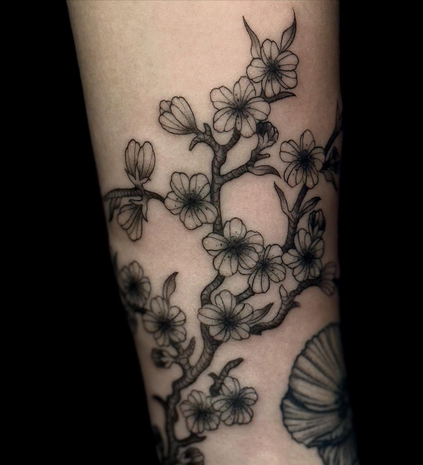 Tattoo by @spiritfleshtattoo — black_and_grey