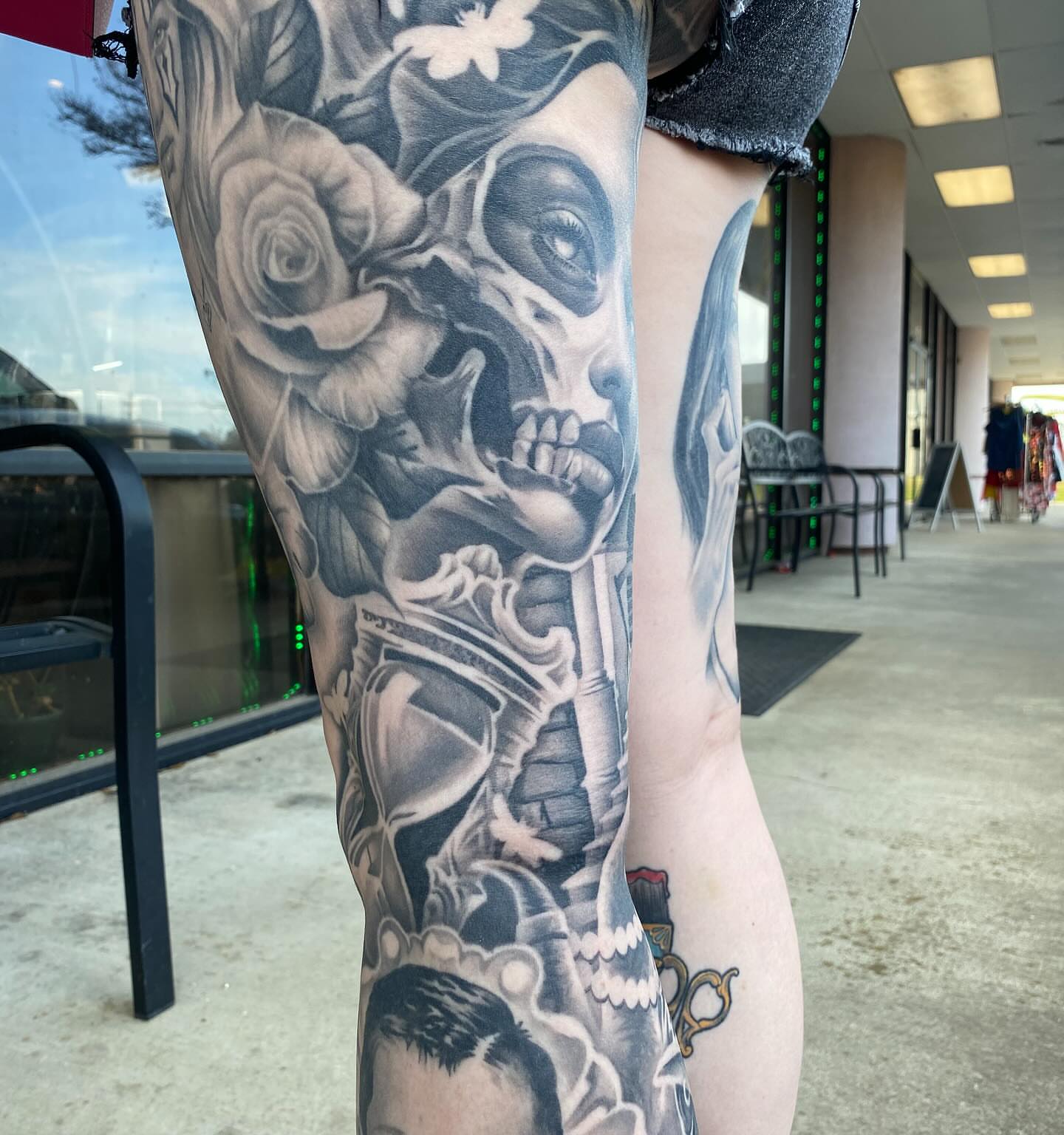 Tattoo by @ink2flesh — black_and_grey, realism