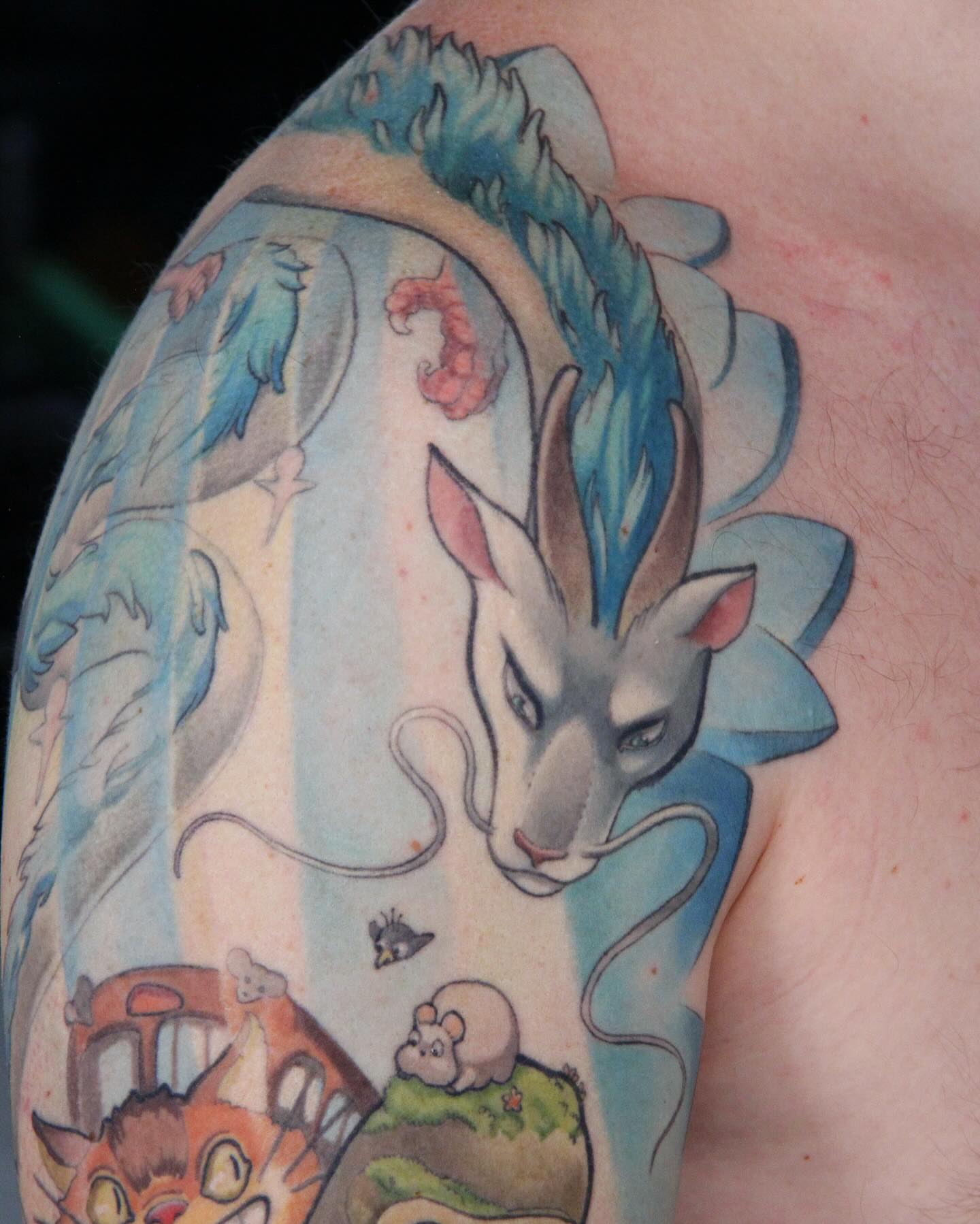 Tattoo by @annineva — watercolor, illustrative
