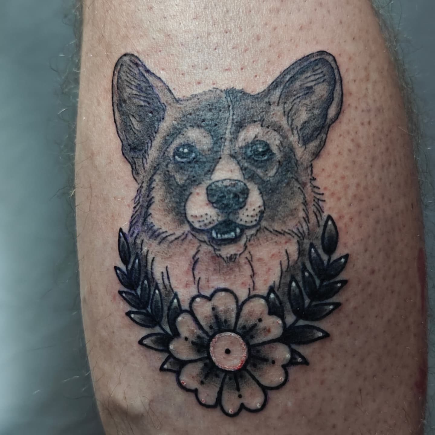 Tattoo by @artoftheblackwolf — american_traditional, realism