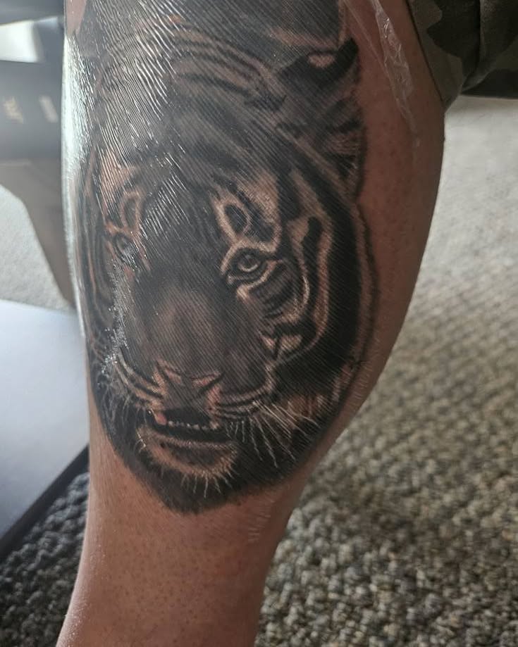 Tattoo by @angrygnometattoo — realism, black_and_grey