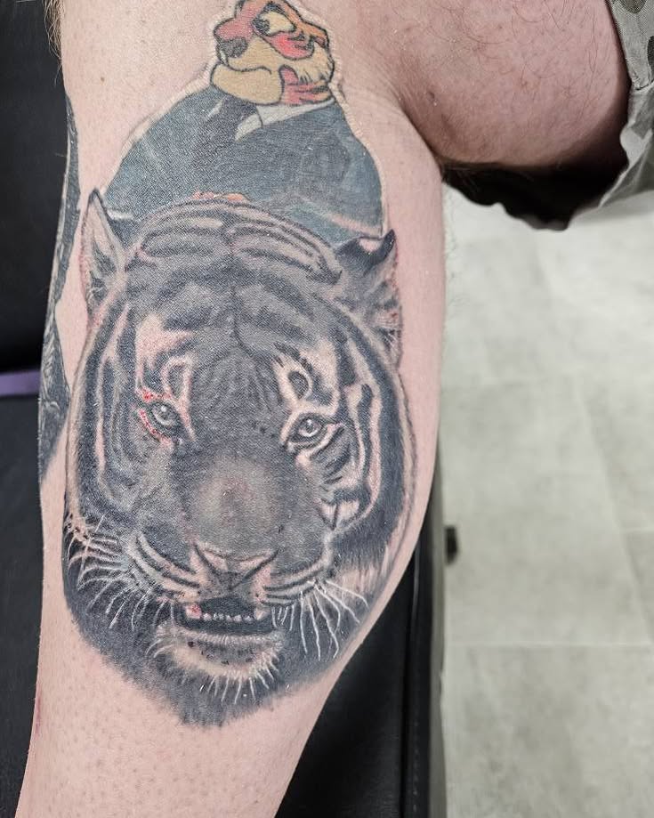 Tattoo by @angrygnometattoo — realism, dark_realism