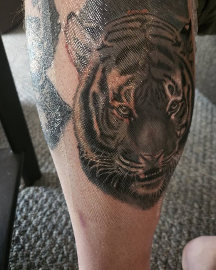 Tattoo by @angrygnometattoo — black_and_grey