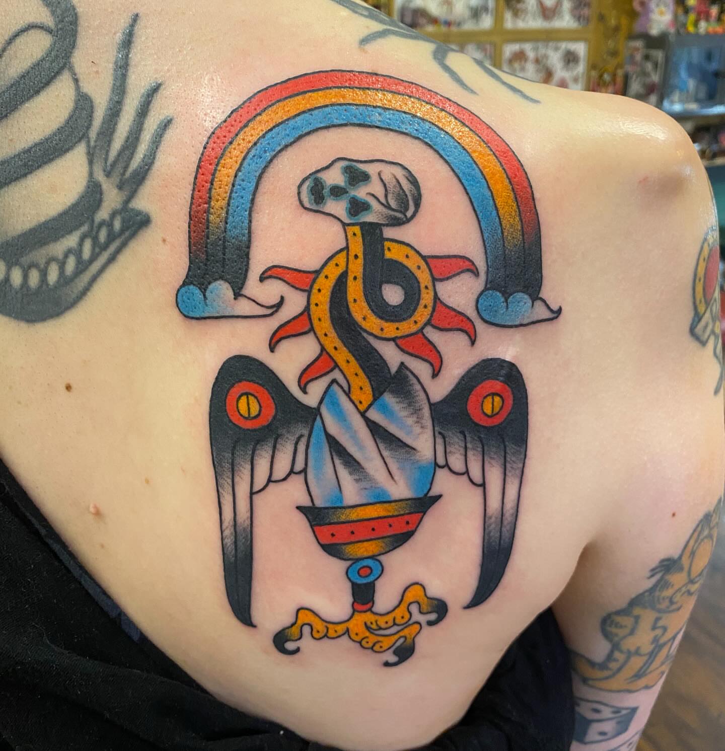 Tattoo by @seektheroots — american_traditional