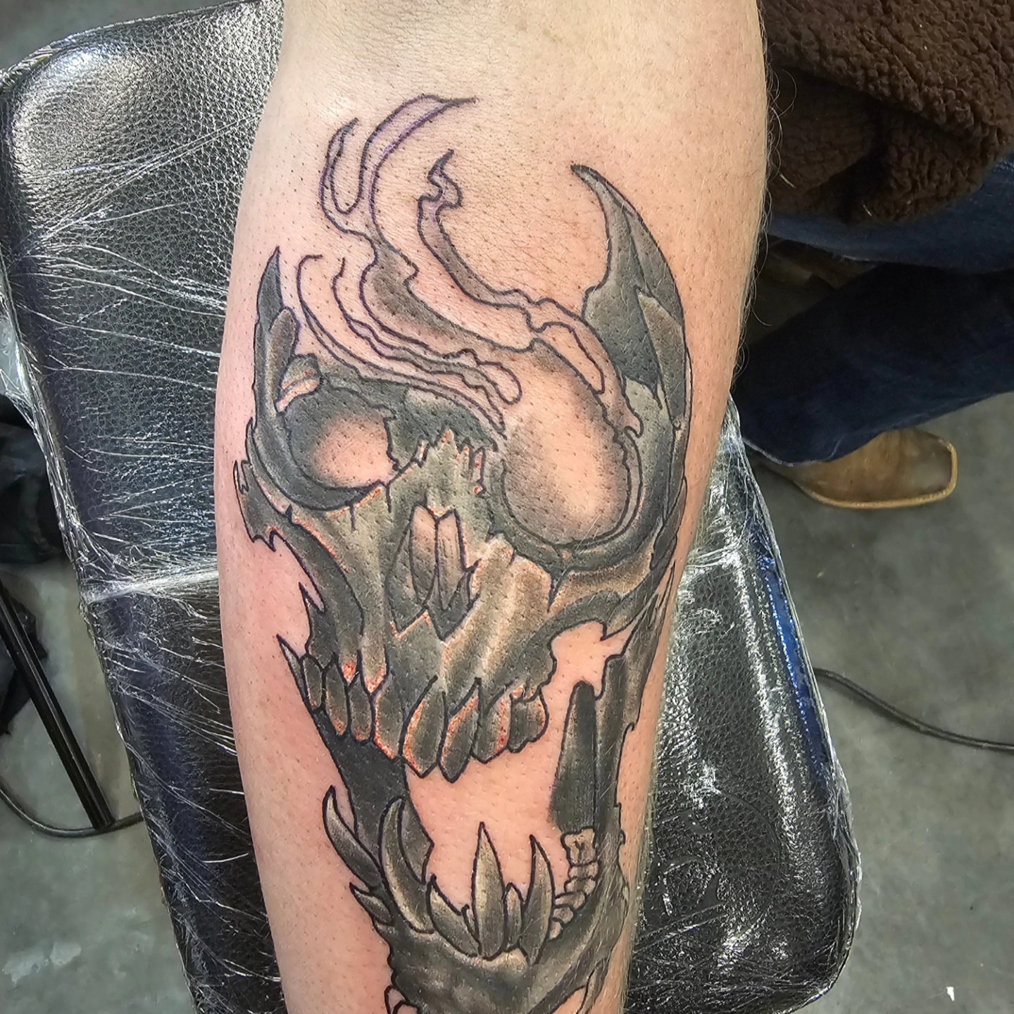 Tattoo by @erics.tattoos — black_and_grey, realism