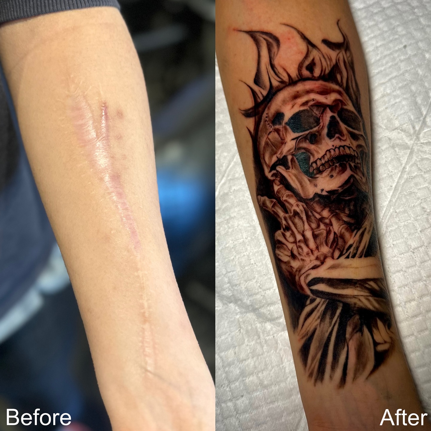 Tattoo by @h.tattooer_ — dark_realism