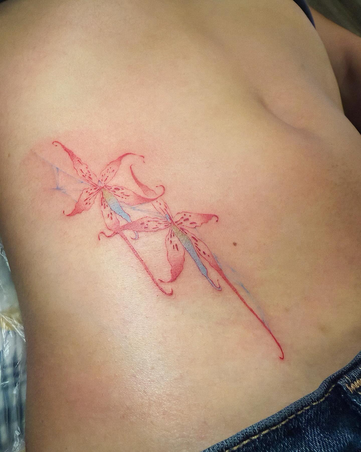 Tattoo by @ta2_echo โ watercolor