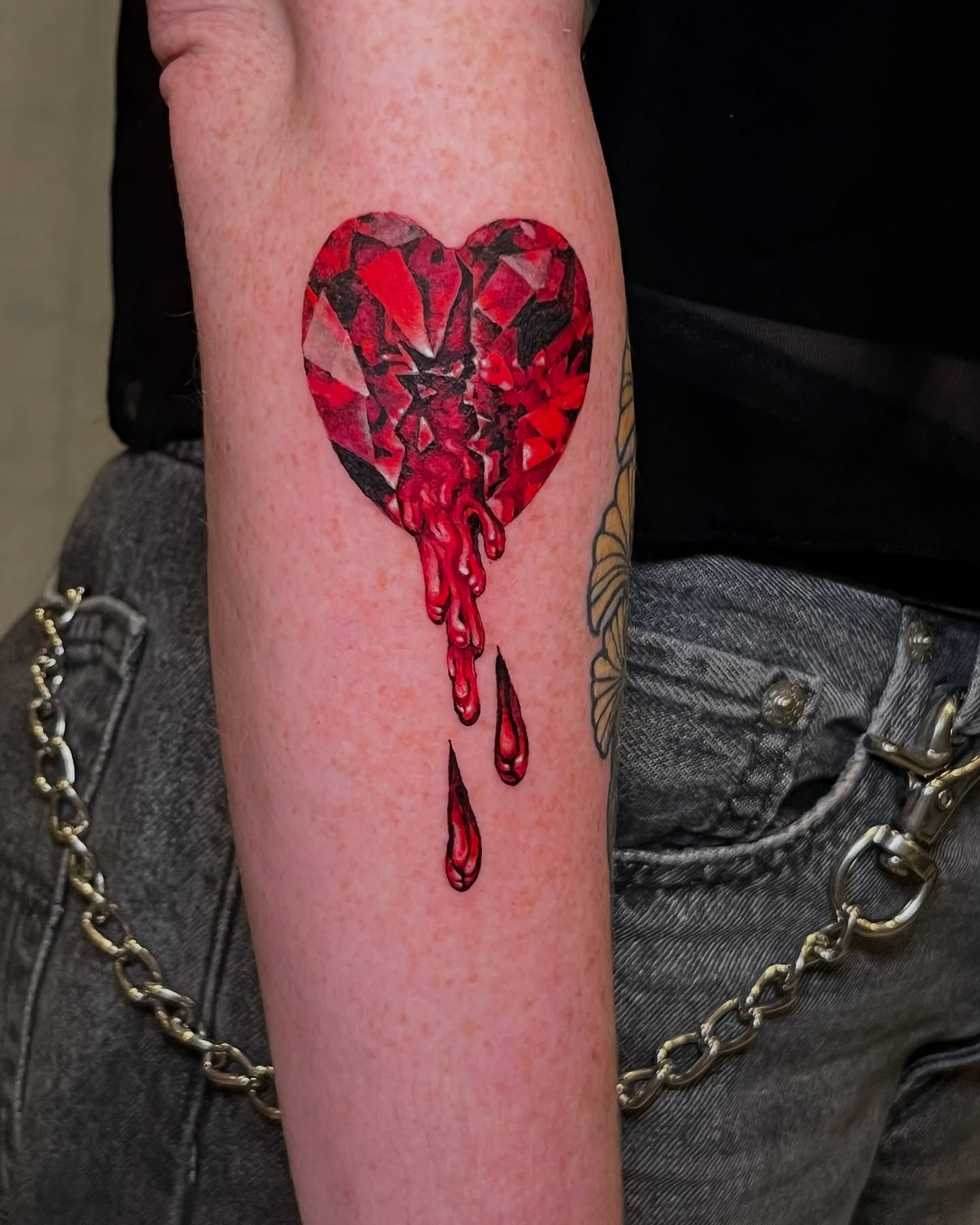 Tattoo by @battlekatgalactica — geometric, dark_realism