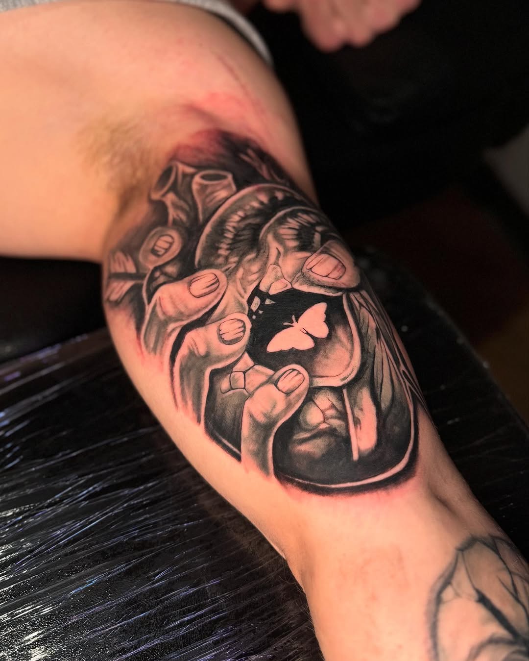 Tattoo by @inkbyj2 — realism, black_and_grey