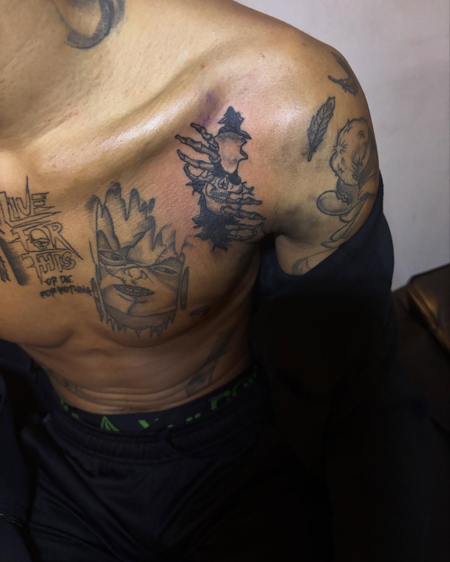 Tattoo by @richmetre_ — anime