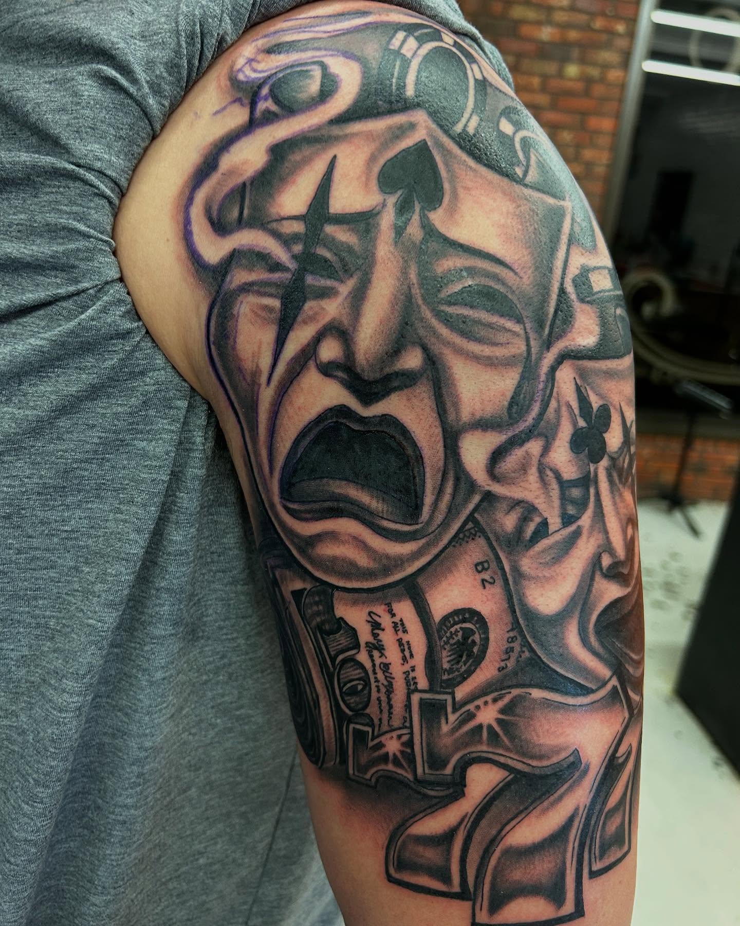 Tattoo by @kristyrvs — realism, dark_realism