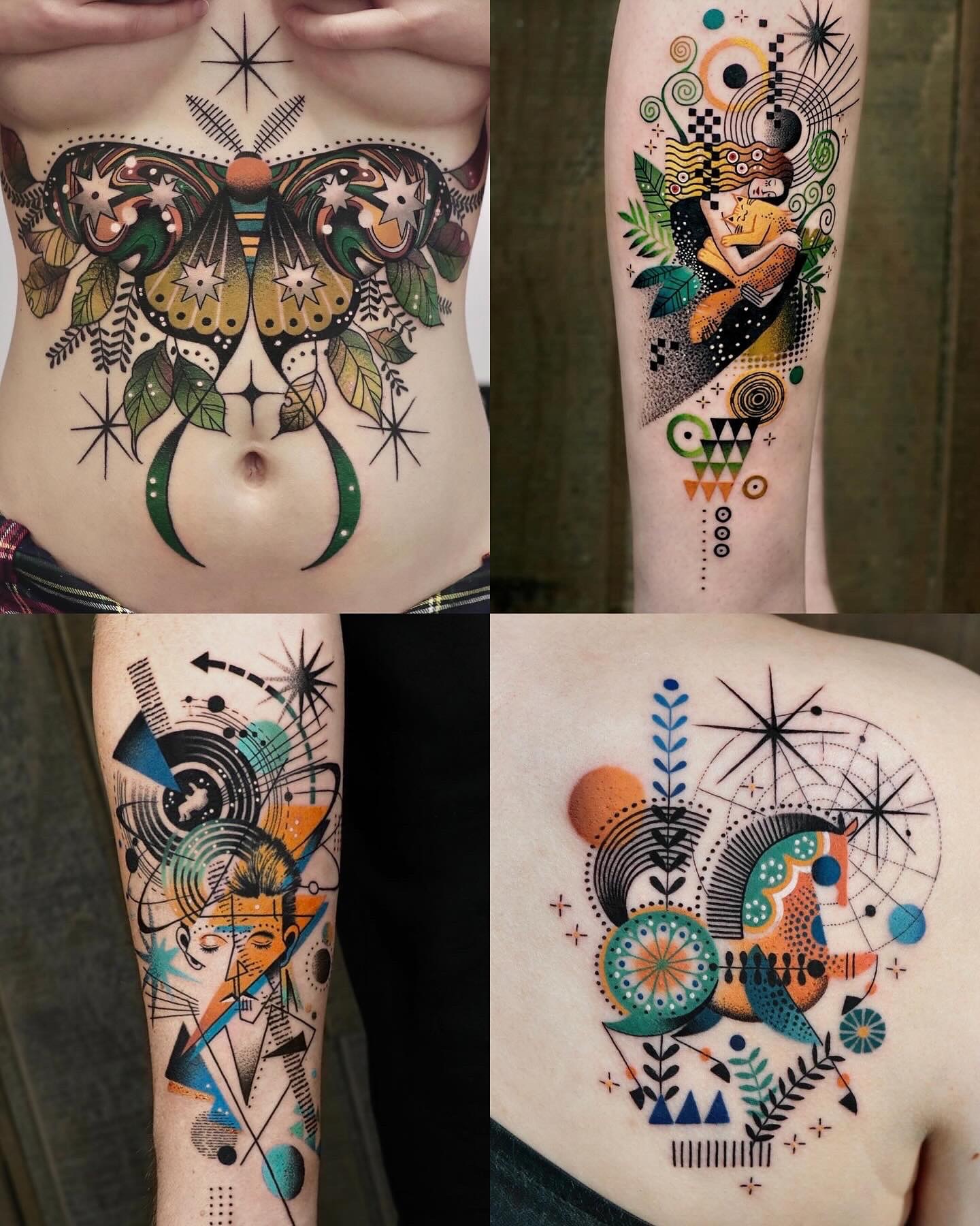 Tattoo by @hen_tattooer — geometric