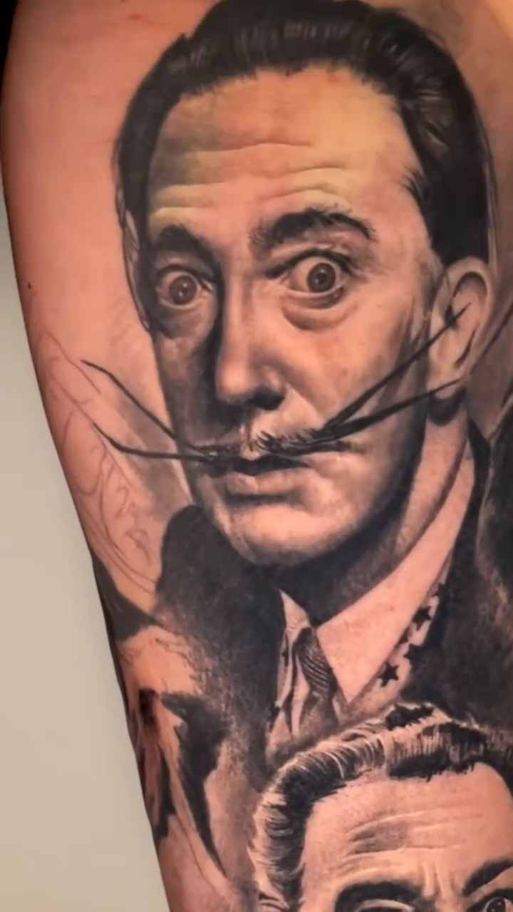 Tattoo by @tommyyu852 — realism, black_and_grey