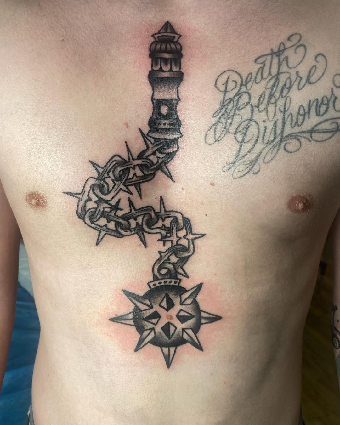 Tattoo by @tatsbyalexandra — black_and_grey, american_traditional