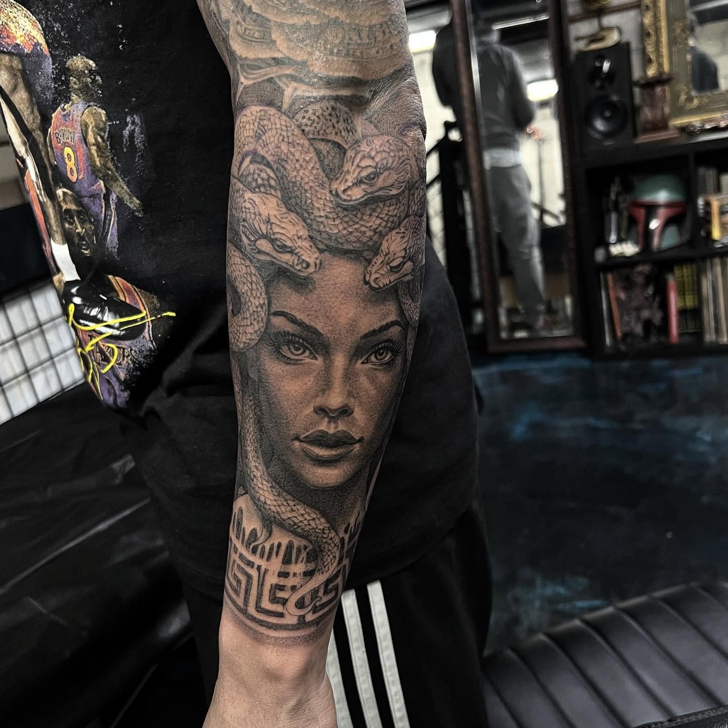 Tattoo by @jakemasri โ realism, black_and_grey