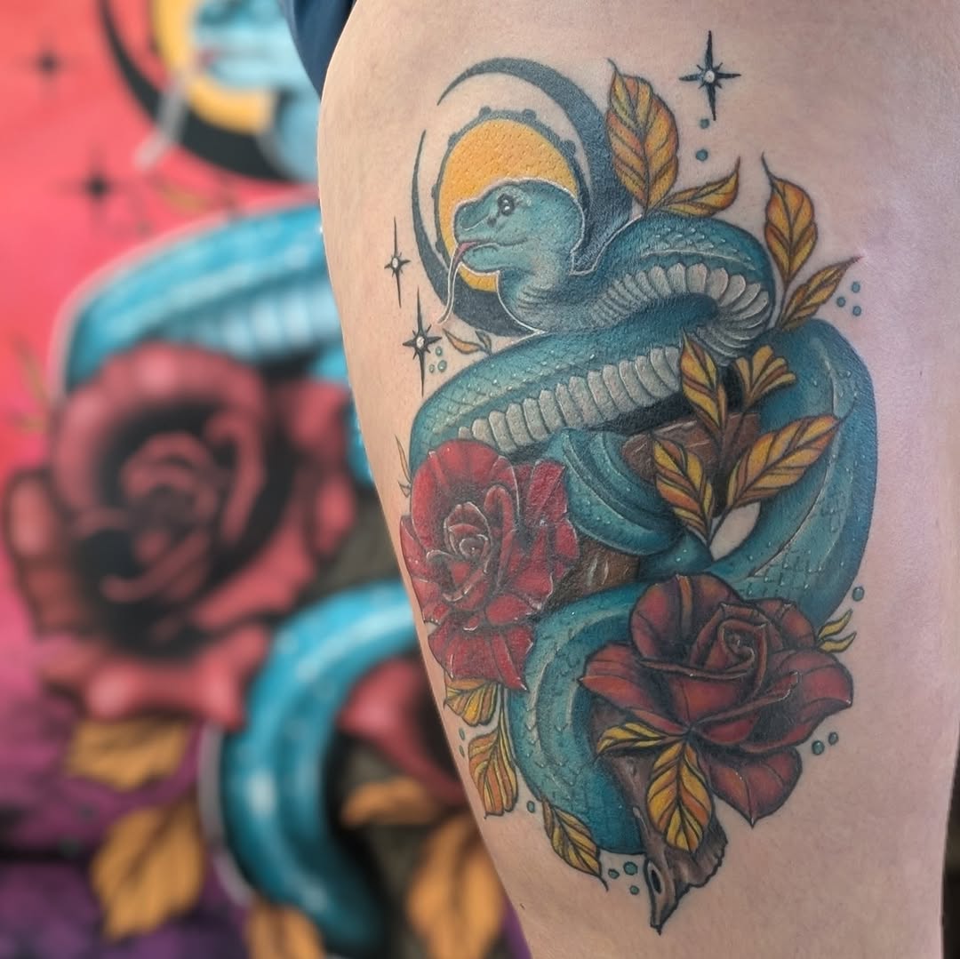 Tattoo by @kikiquinncreative — neo_traditional, realism