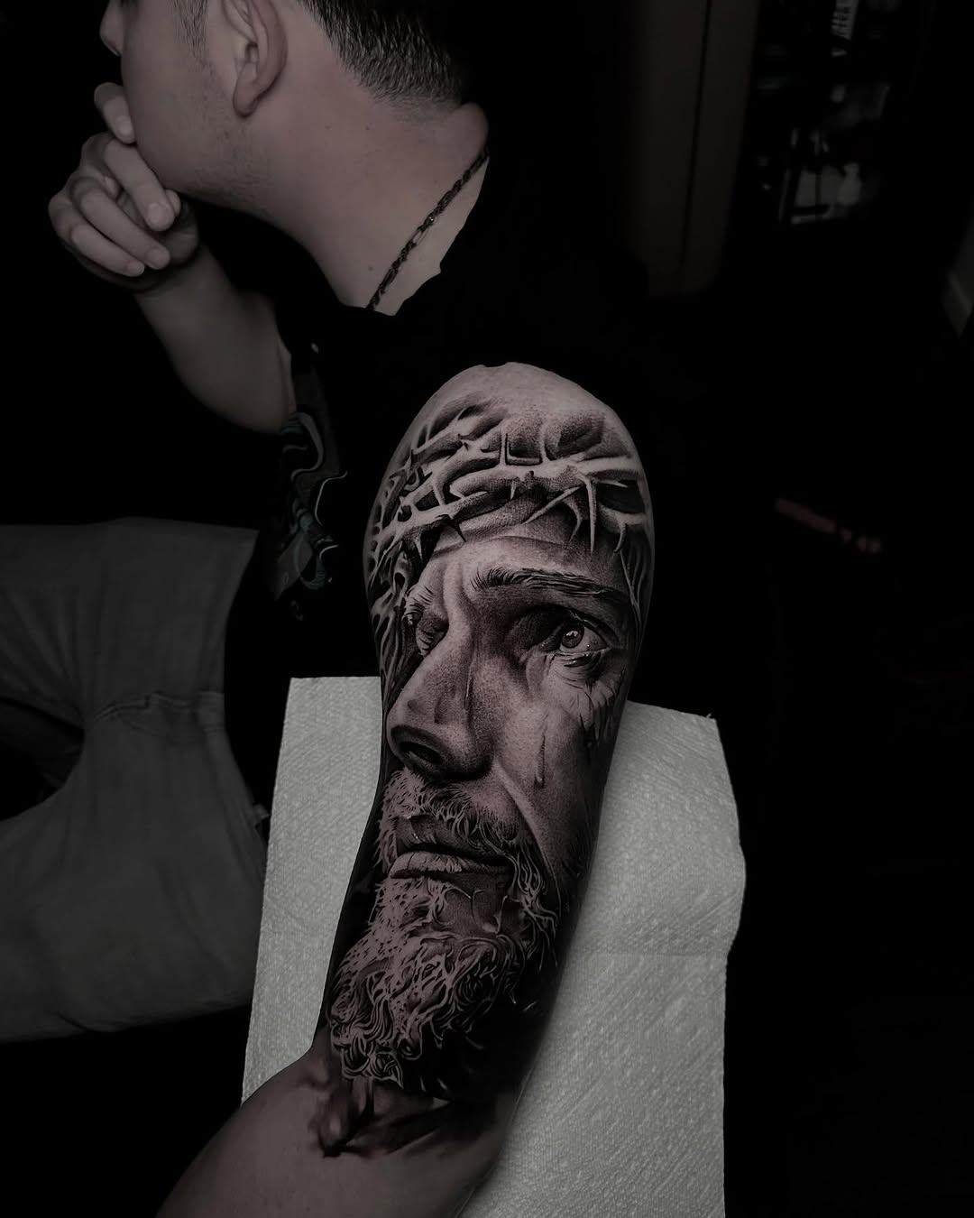 Tattoo by @rawb_tattoos — realism, black_and_grey