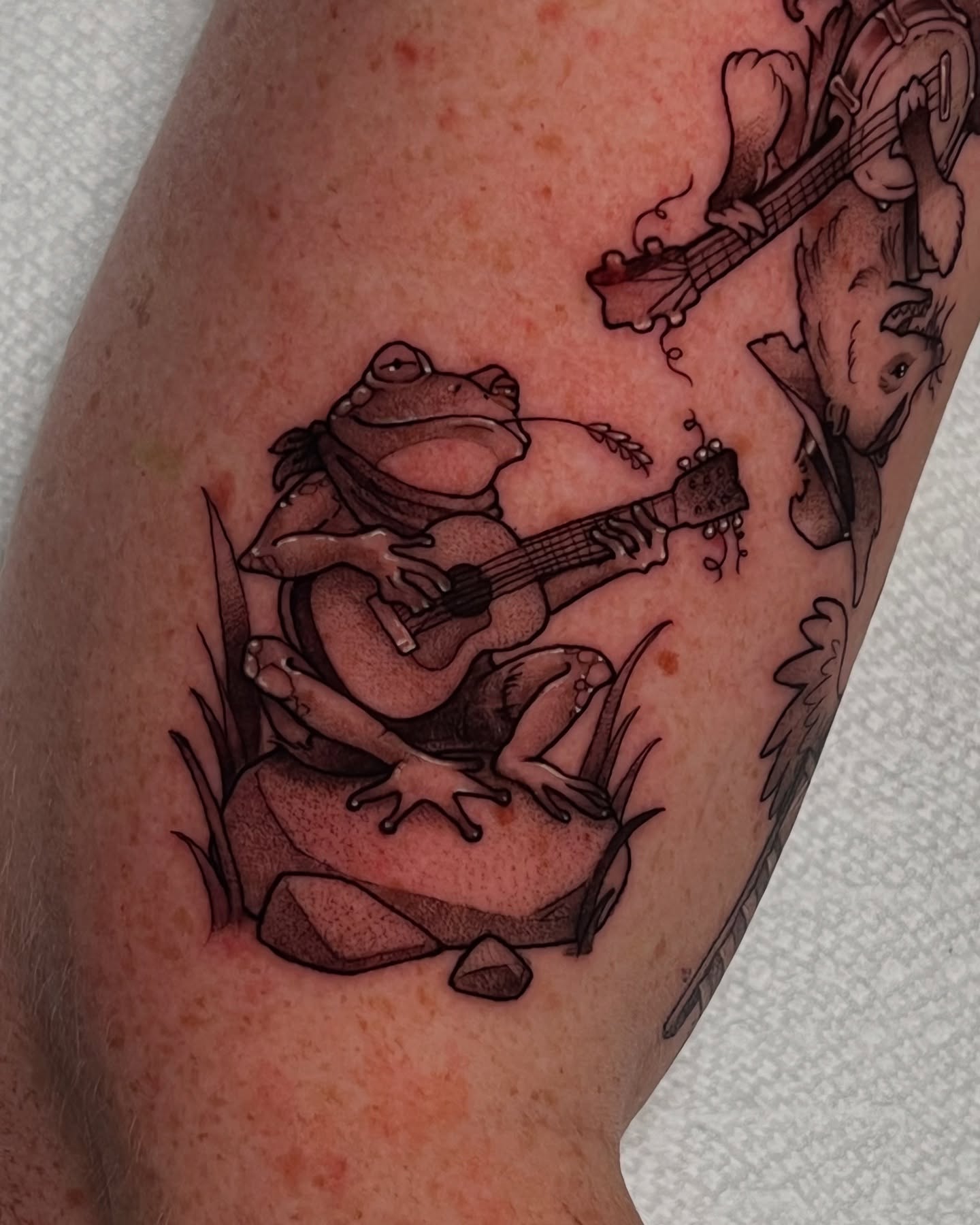 Tattoo by @girlwiththefoxtattoo — new_school, illustrative