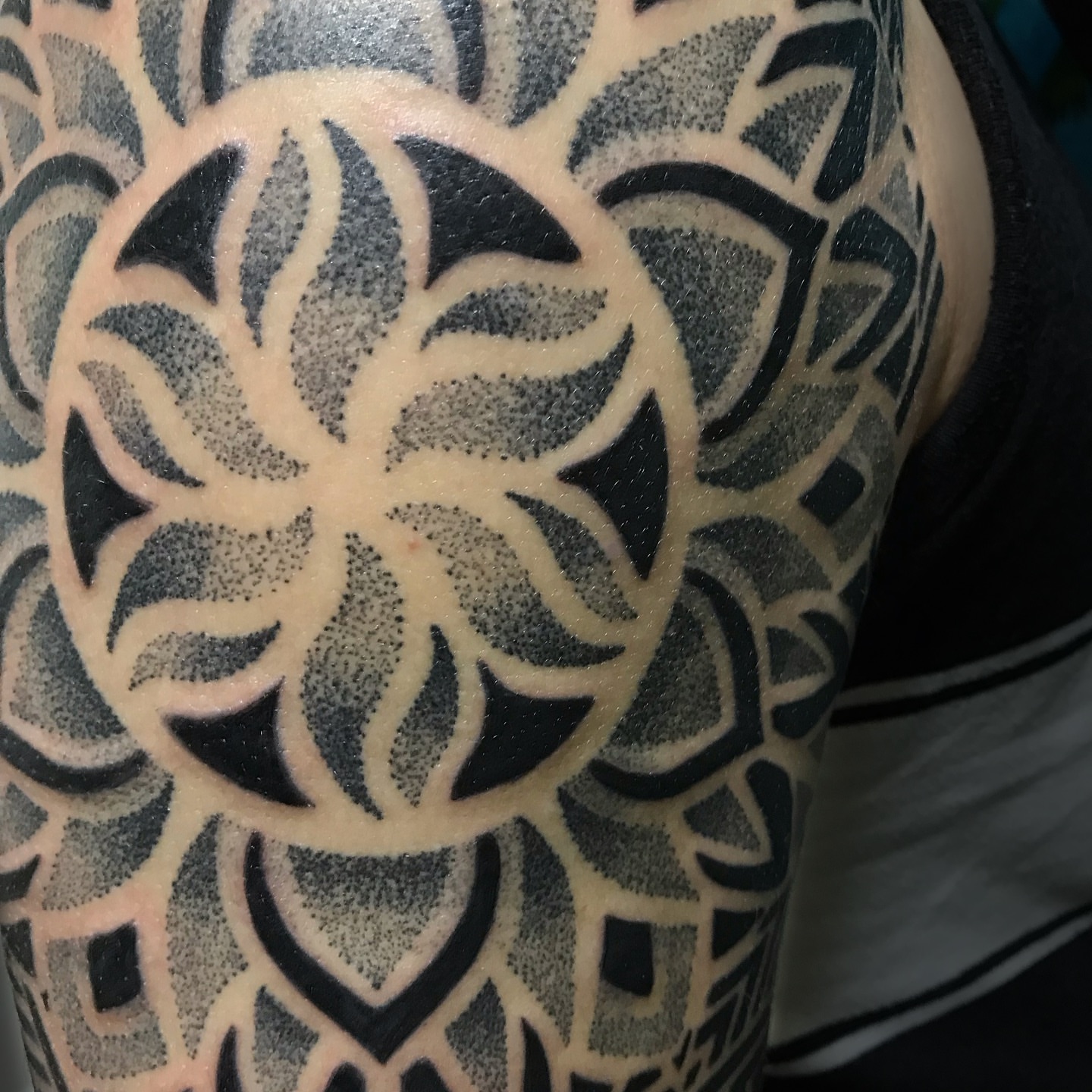 Tattoo by @talia_tattoo_ — dotwork