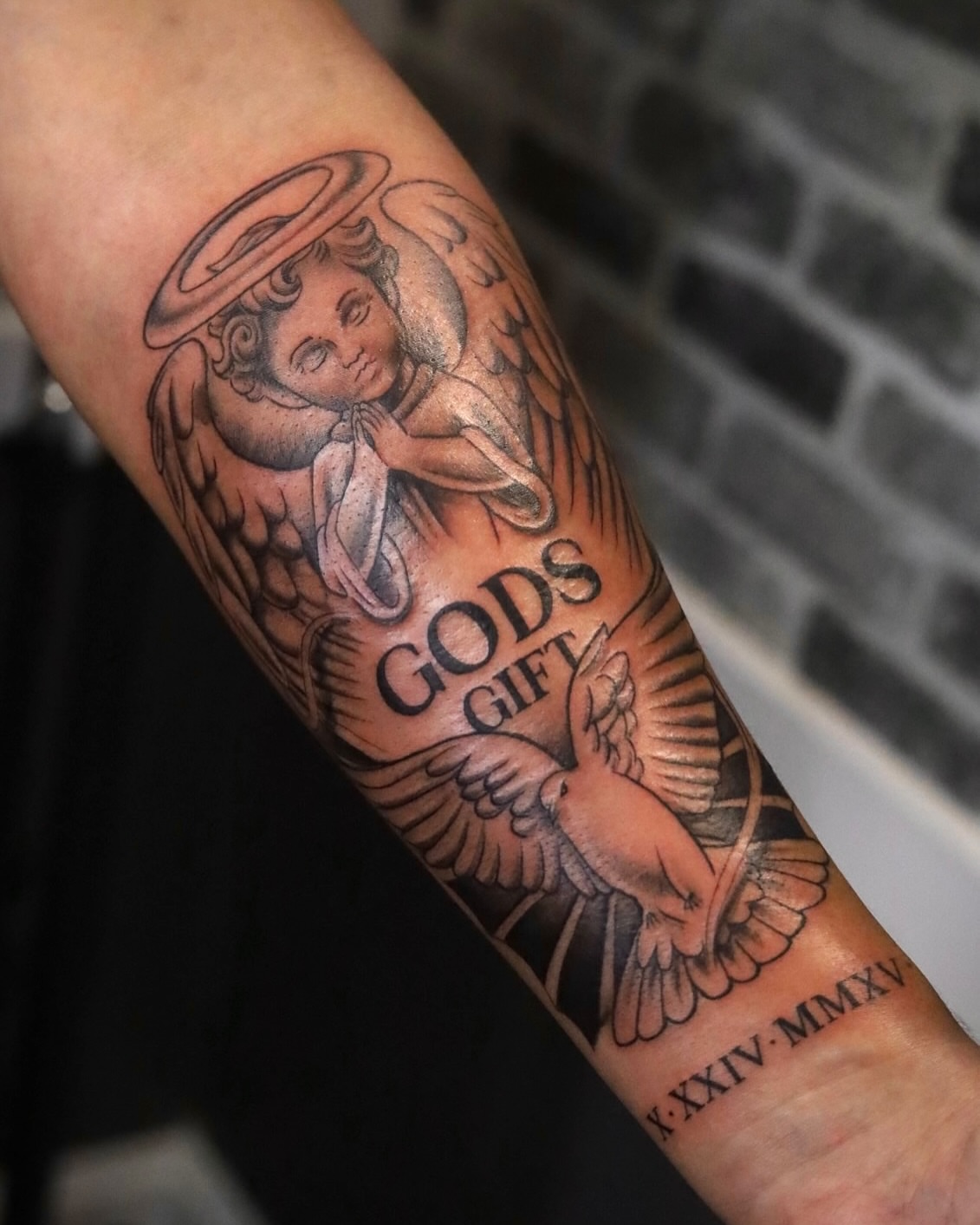 Tattoo by @villionairetattoos — black_and_grey