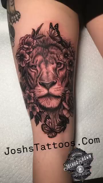Tattoo by @josh_tattoo — realism, black_and_grey