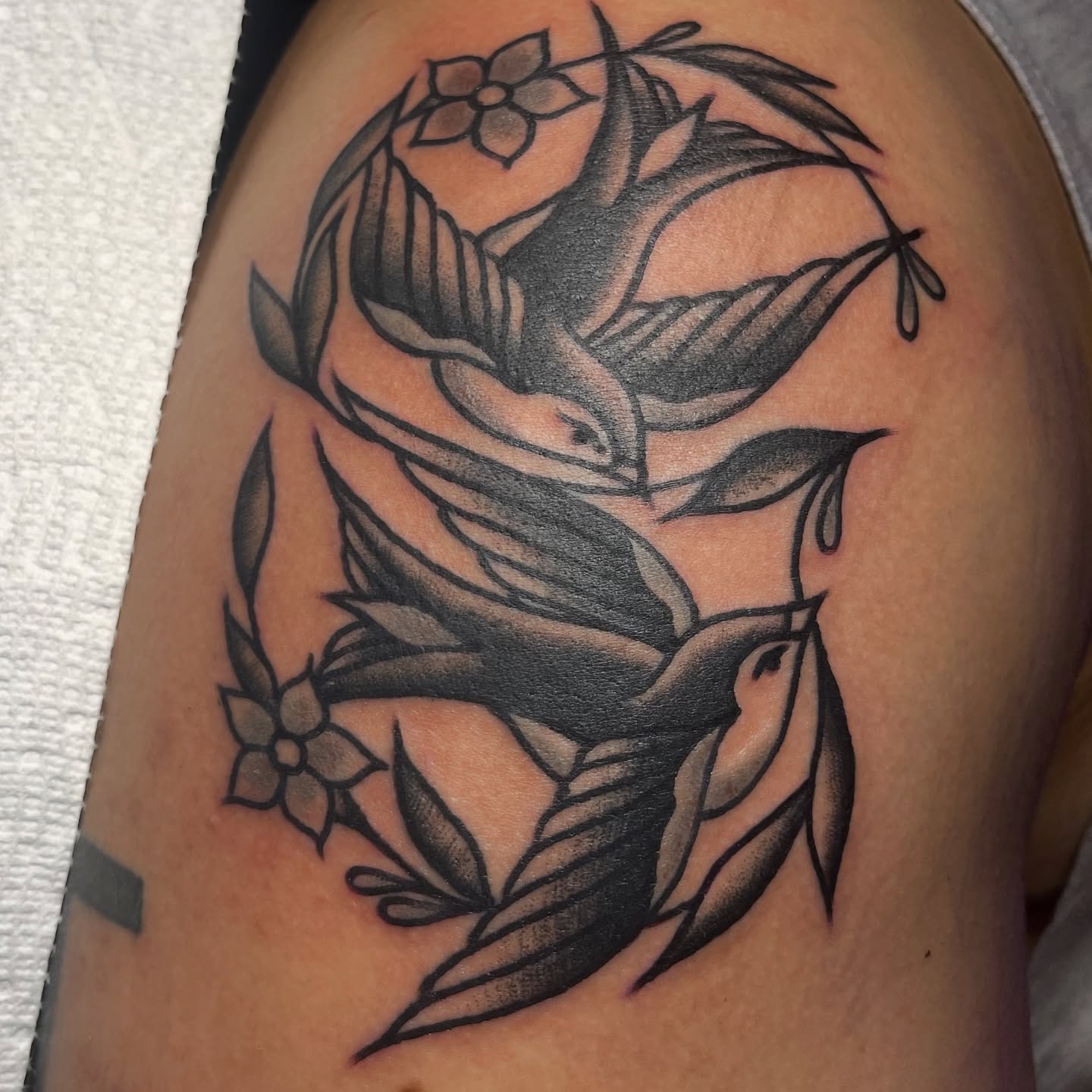 Tattoo by @kkstattoos — american_traditional, black_and_grey