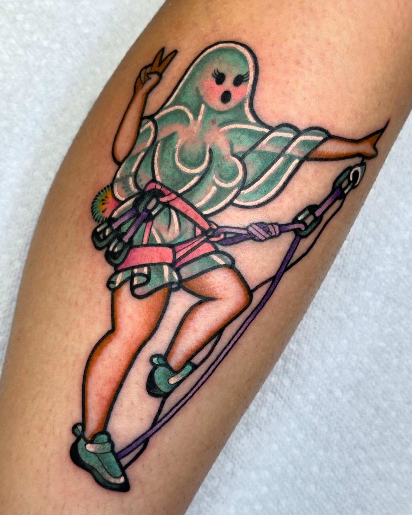 Tattoo by @ginnymarietattoos — new_school, illustrative