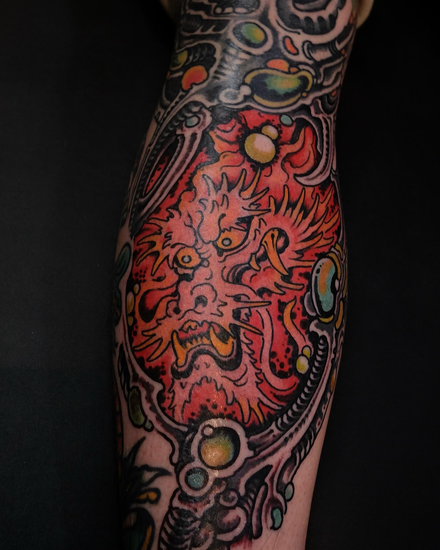 Tattoo by @zacblevins — american_traditional, dotwork