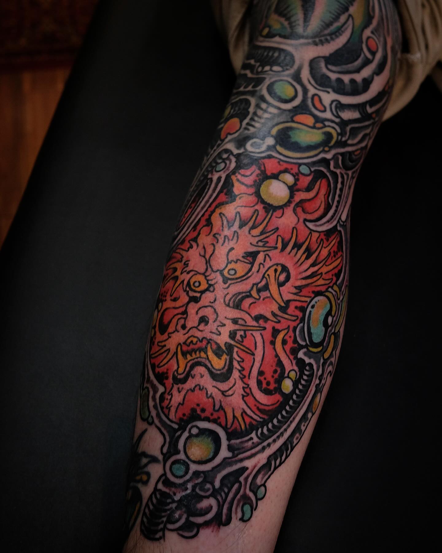 Tattoo by @zacblevins — american_traditional, dotwork