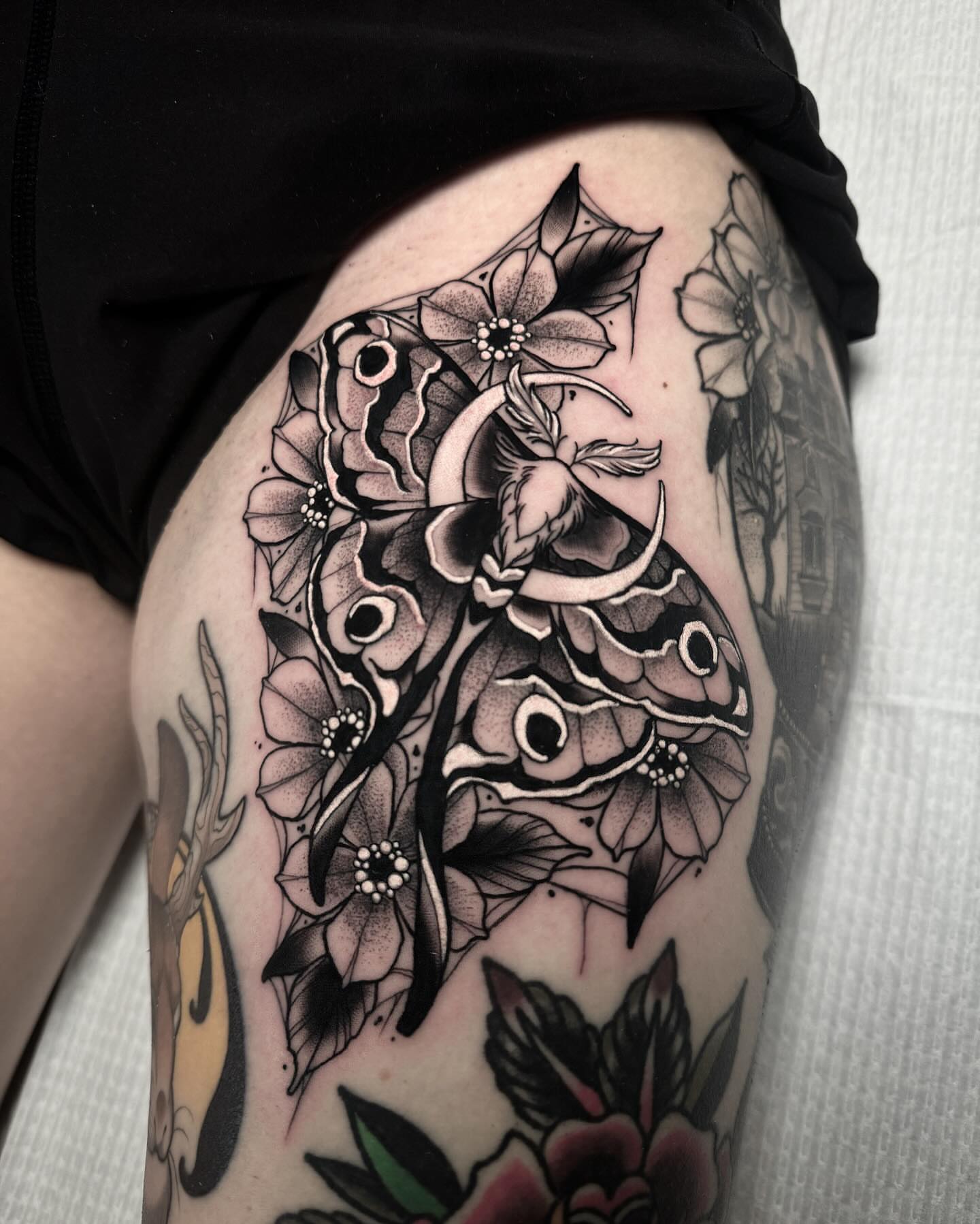 Tattoo by @yesitattoos — black_and_grey, realism