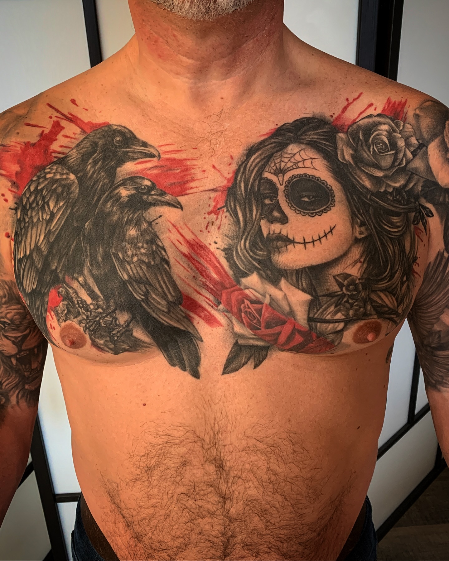 Tattoo by @macplanttattoos — black_and_grey, realism